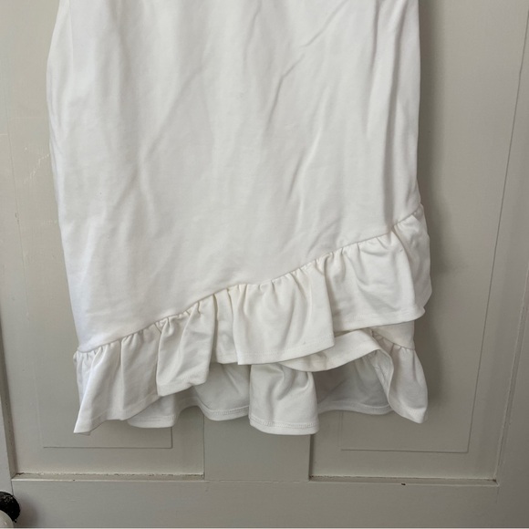 Lulu’s White Sealed With A Kiss Ruffled Bodycon Mini Dress - Picture 9 of 16